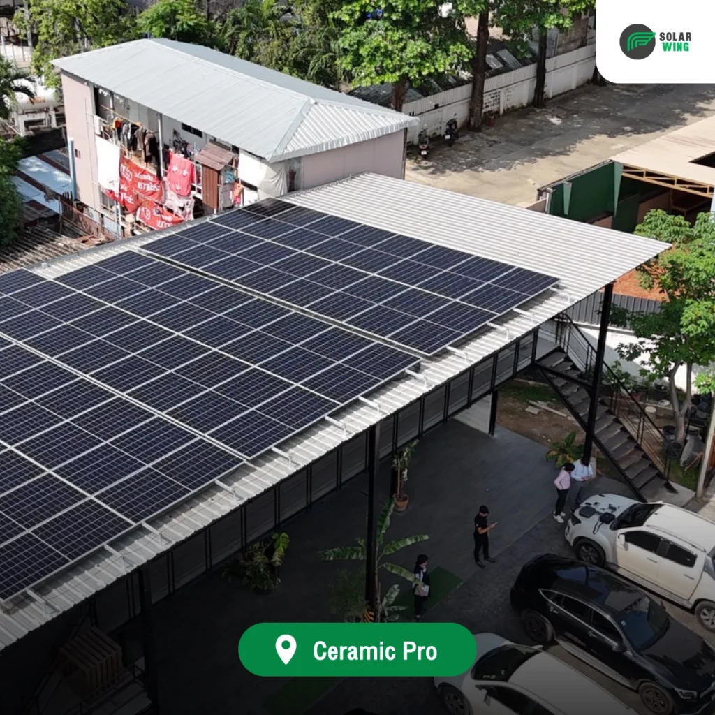 ธุรกิจติดโซล่าเซลล์ Ceramic Pro จาก Solar wing